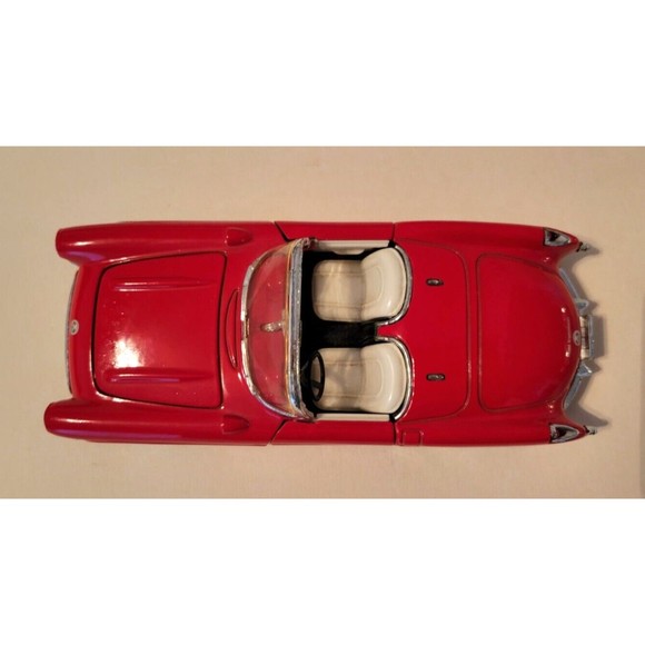 1957 Chevrolet Corvette 1/24 Diecast 327 Fuel Injection Roadster BBS Wheels - Picture 7 of 11